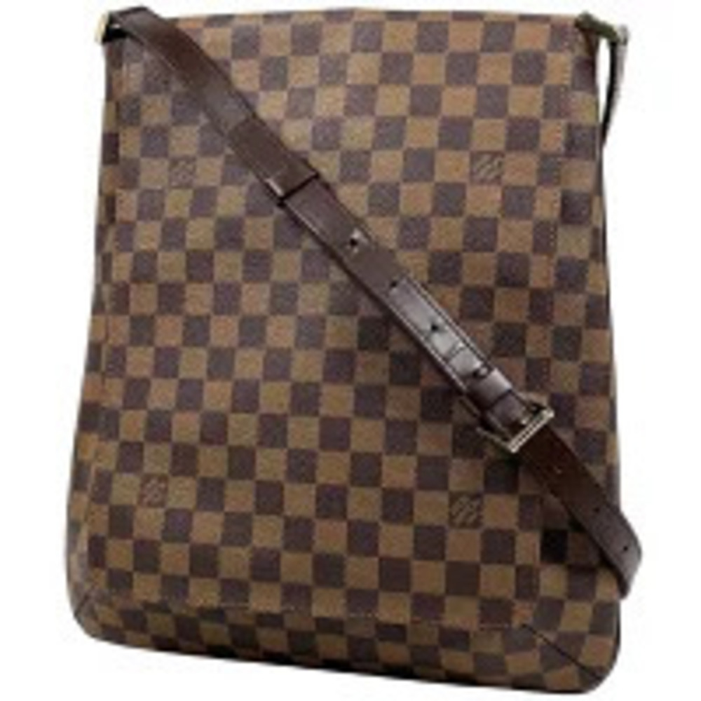 Louis Vuitton Musette Crossbody Shoulder Bag Damier Brown